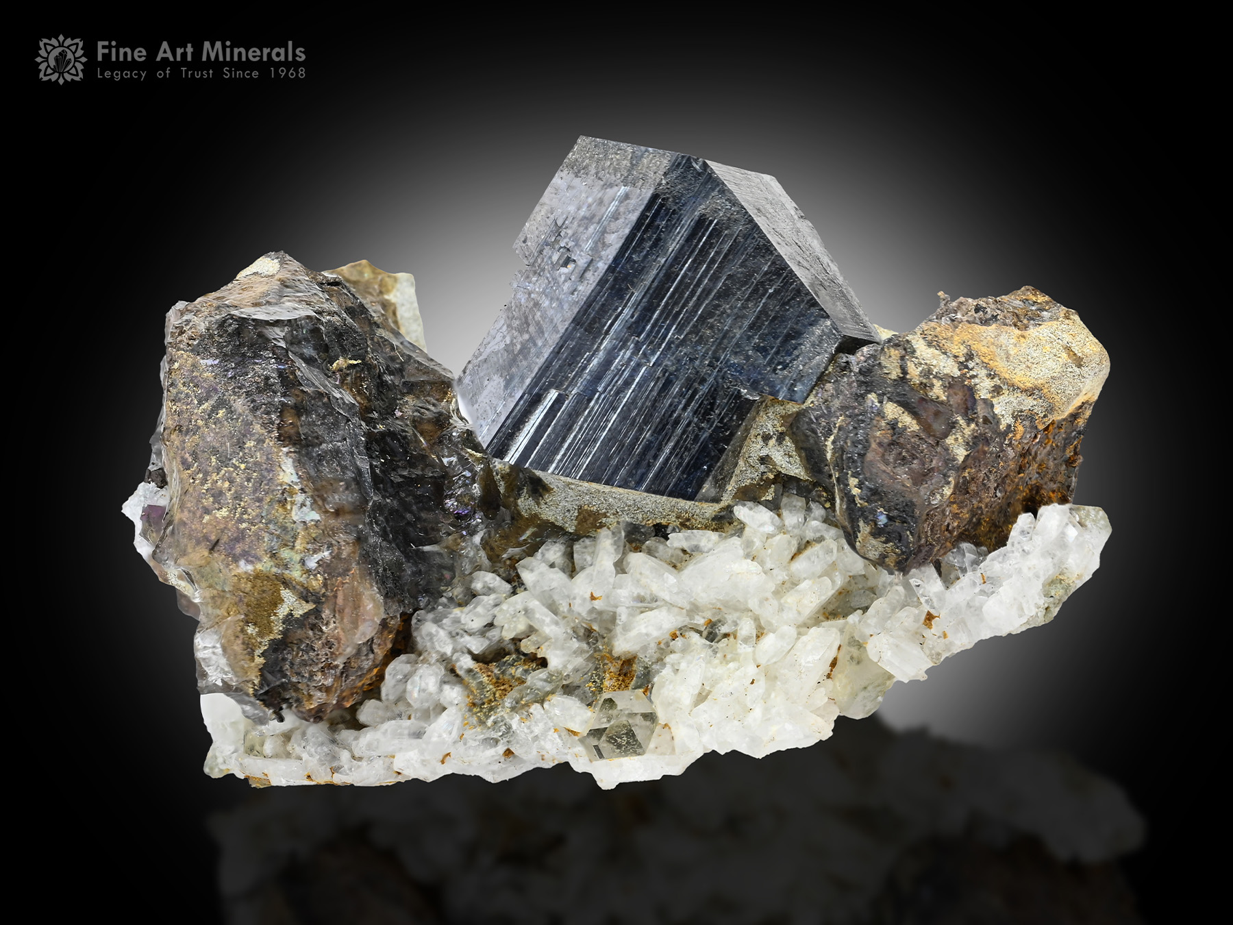 Anatase with Chlorine Quartz