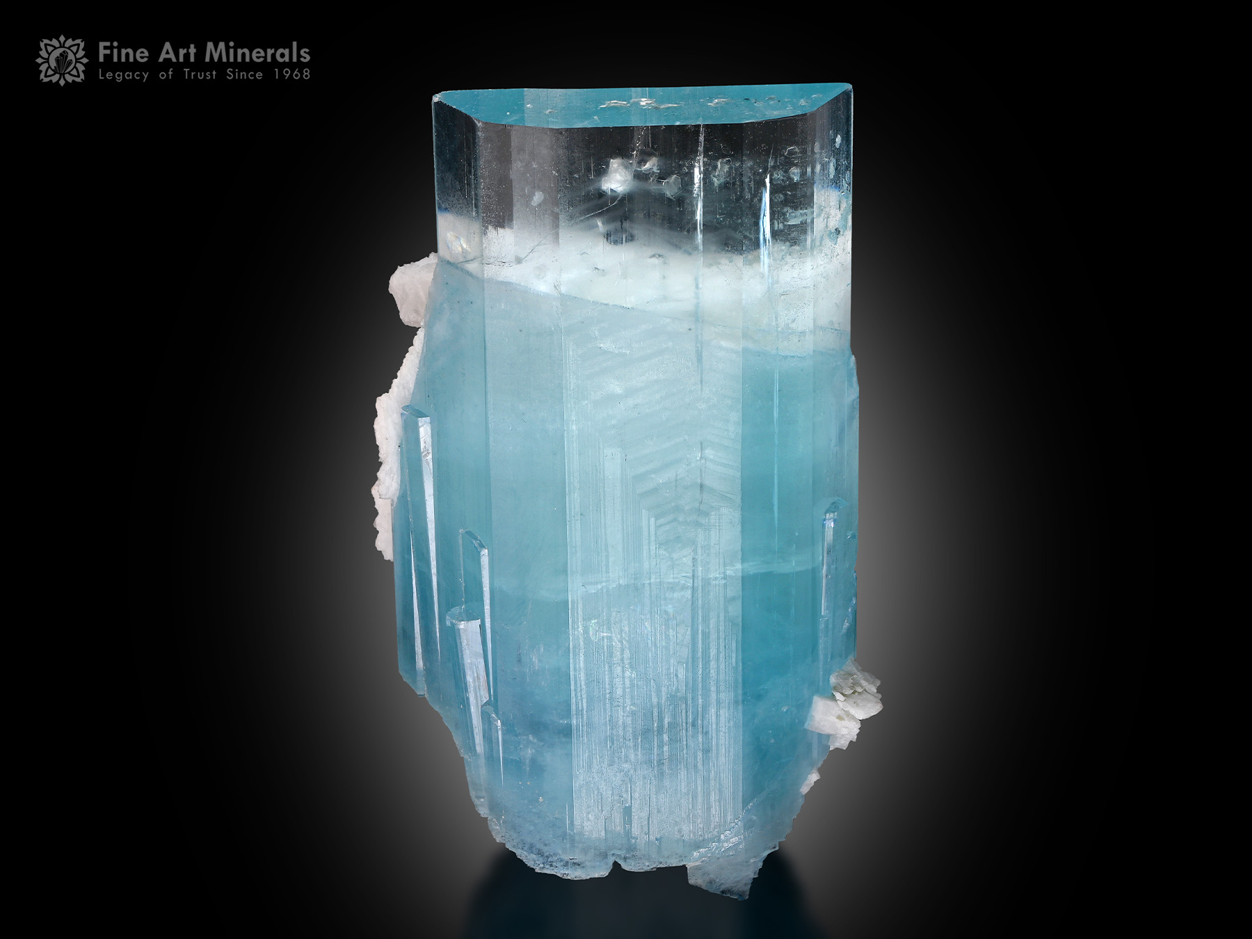 Aquamarine with Albite