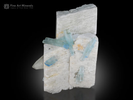 Aquamarine with Quartz and Feldspar