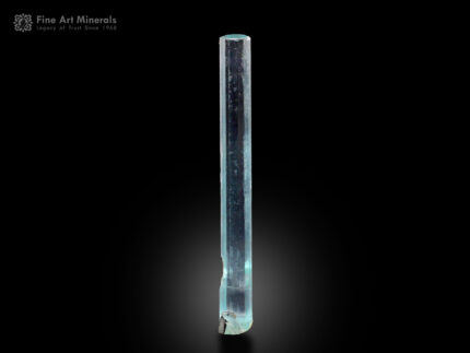 Aquamarine with Schorl
