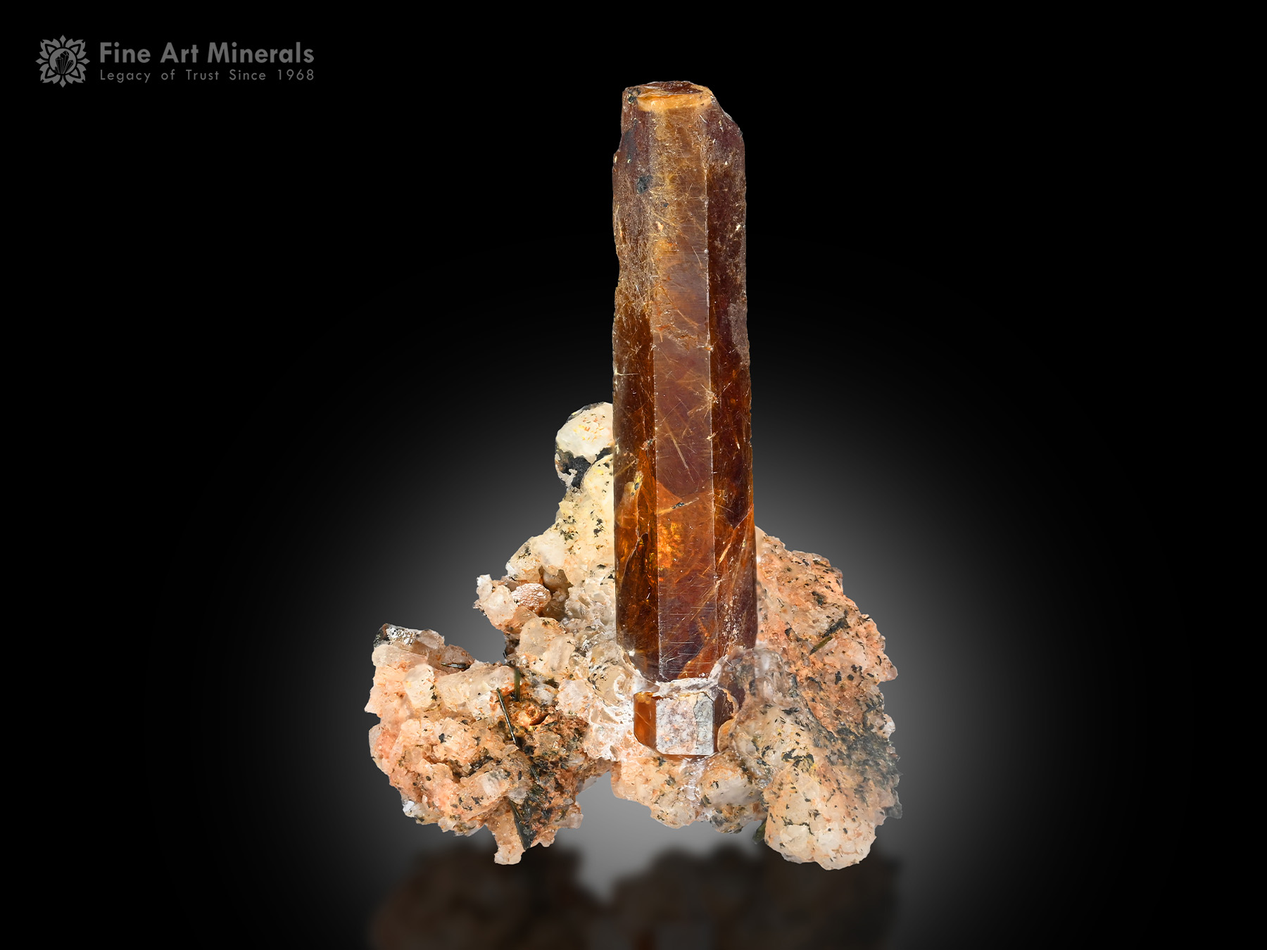 Bastnasite on Matrix