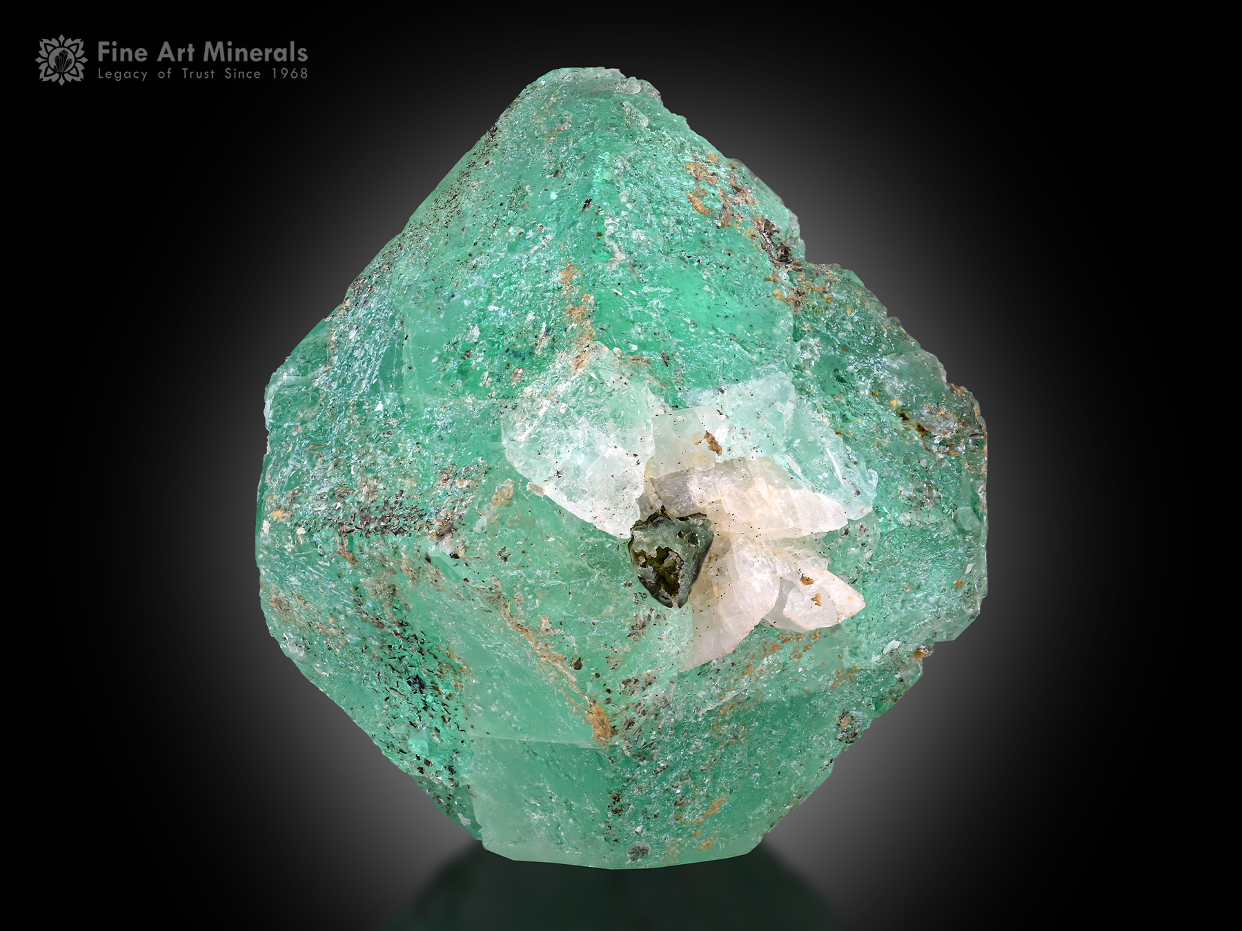 Fluorite with Calcite