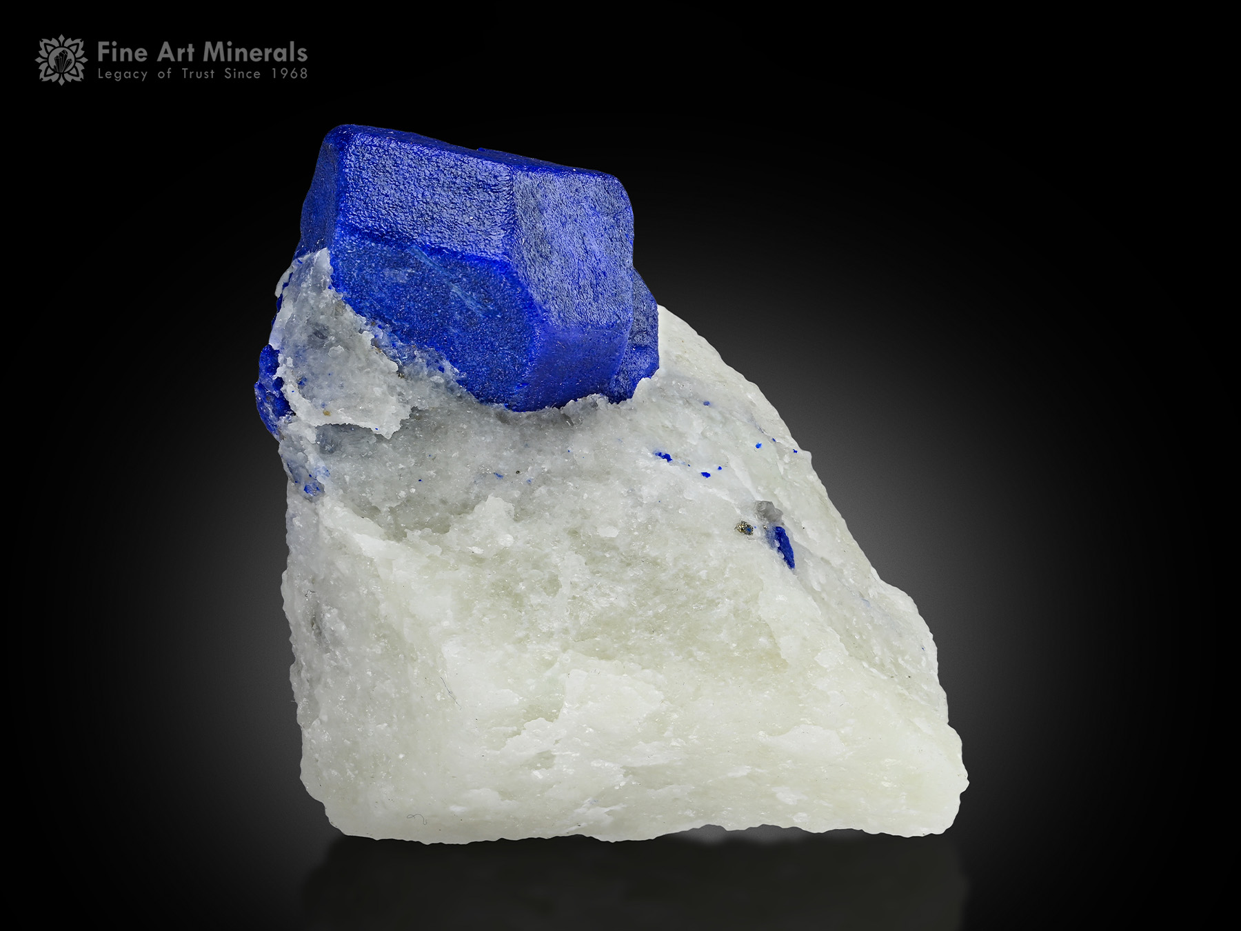 Lazurite on Matrix
