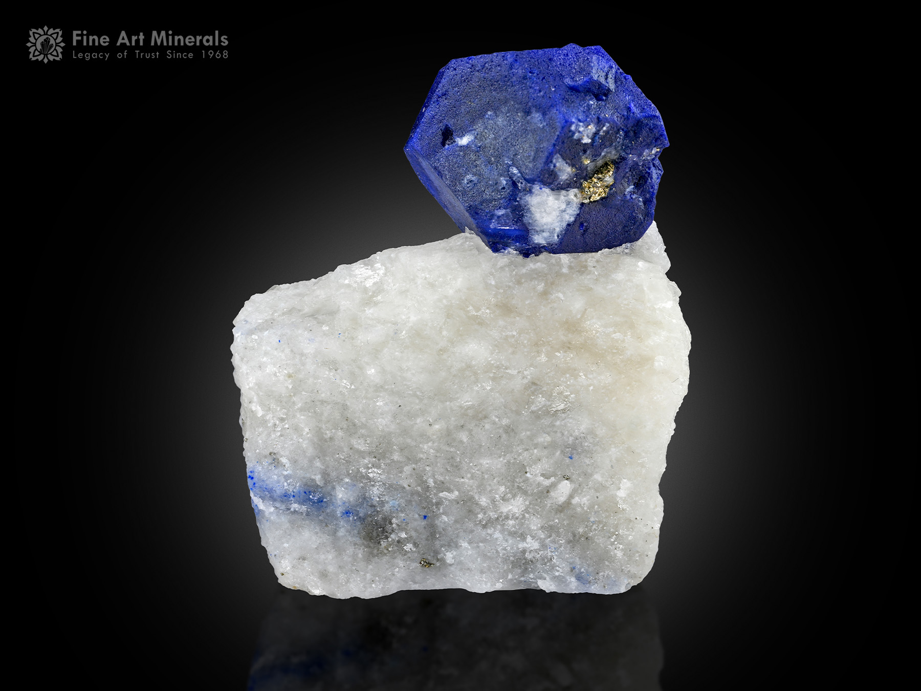 Lazurite on Matrix