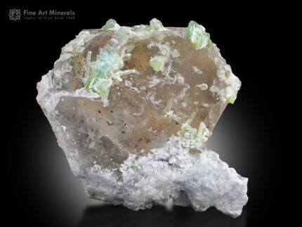 Morganite with Tourmaline