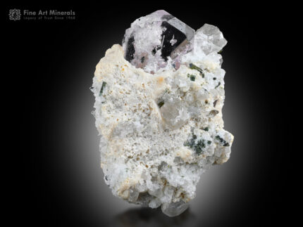 Morganite with Tourmaline