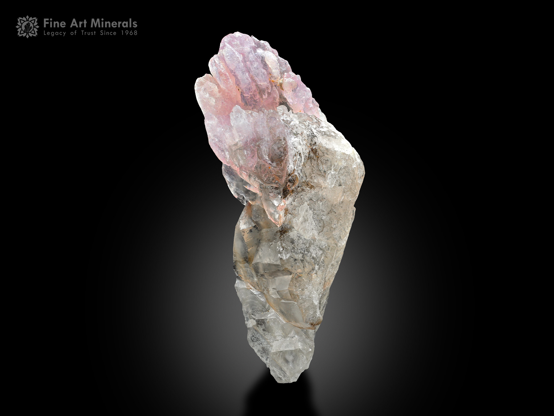 Rose Quartz on Quartz