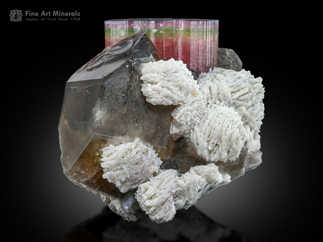 Tourmaline with Quartz and Albite