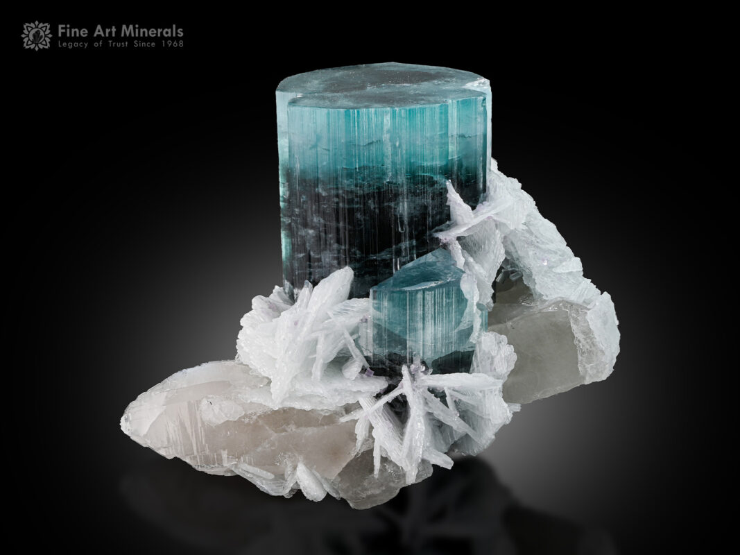 Tourmaline with Quartz and Cleavelandite