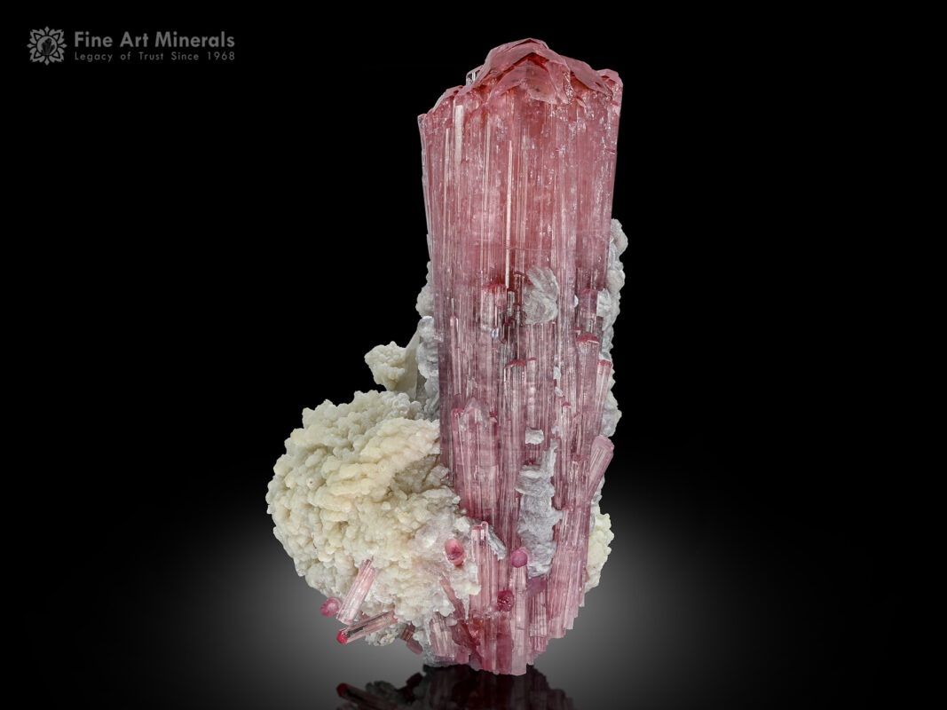 Tourmaline with Quartz and Lepidolite