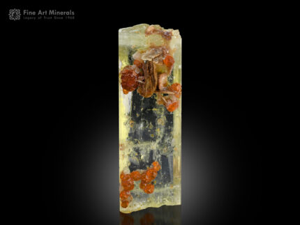 Triphane with Spessartine Garnet and Muscovite