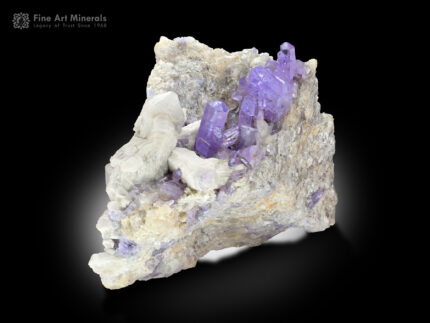 Apatite with Quartz on Matrix