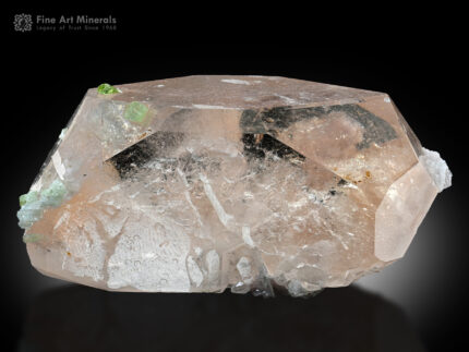 Morganite with Tourmaline