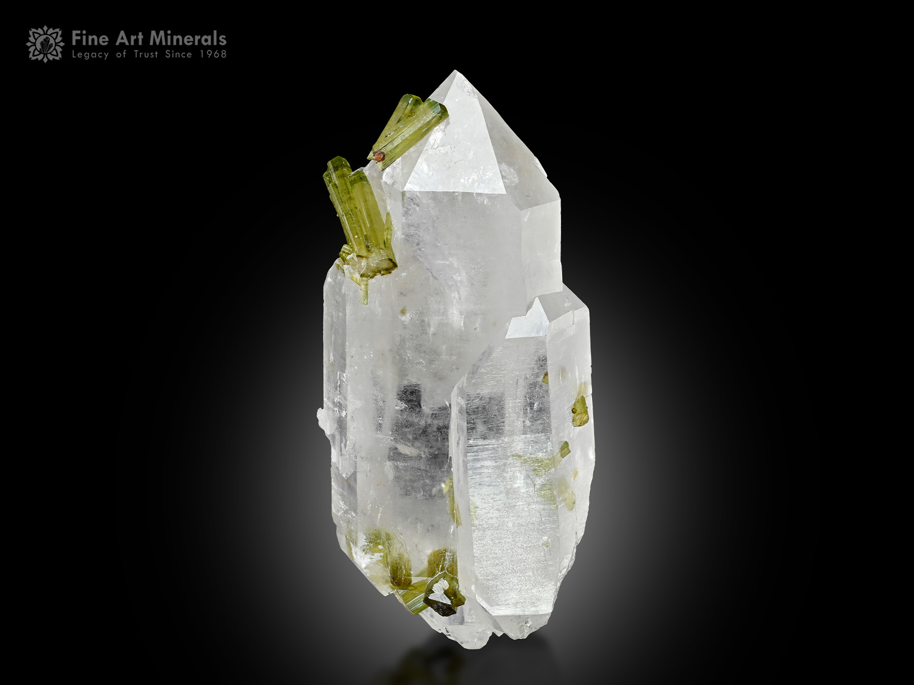 Quartz with Tourmaline from Pakistan