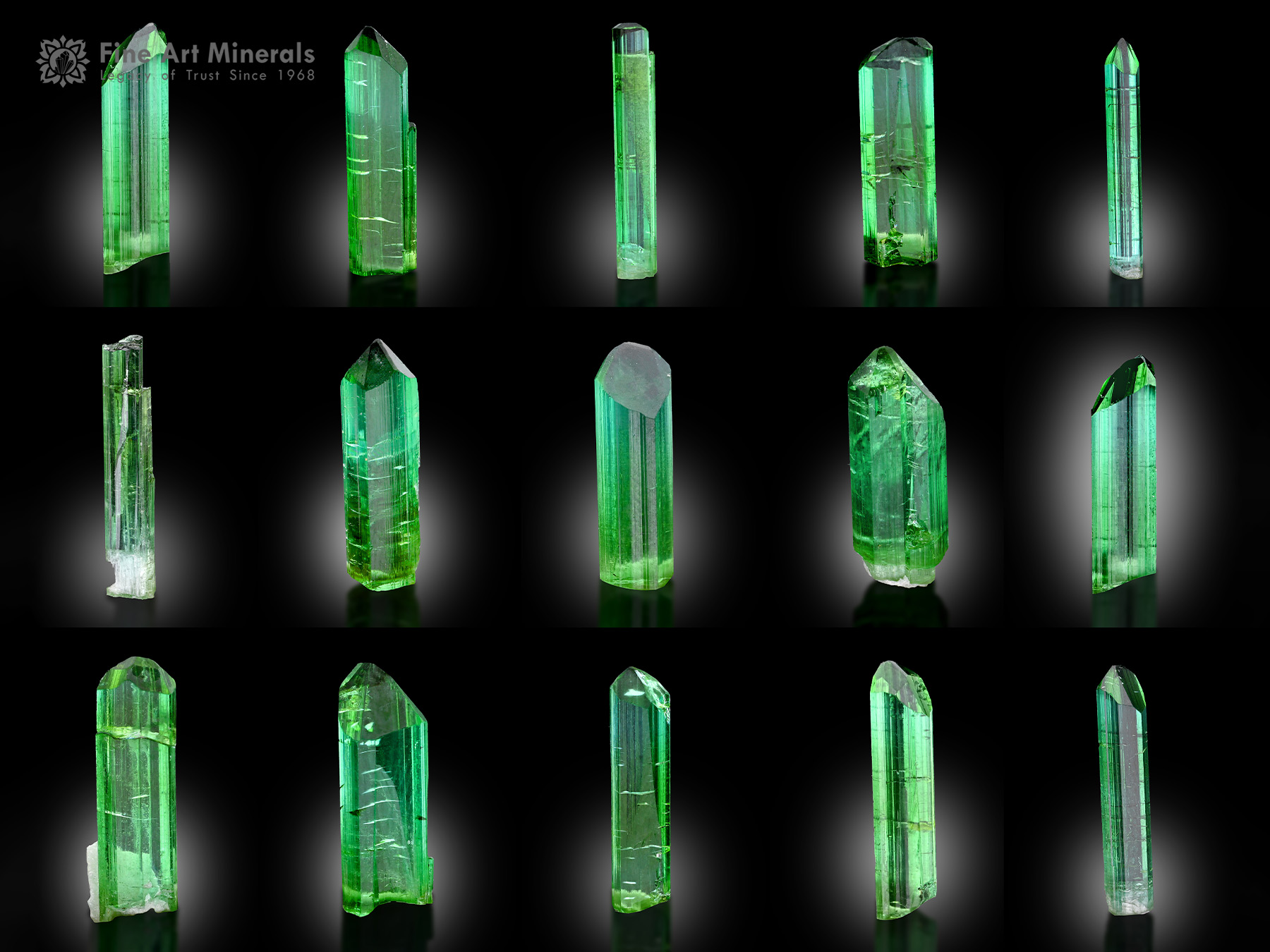 Tourmaline Crystals Lot from Afghanistan