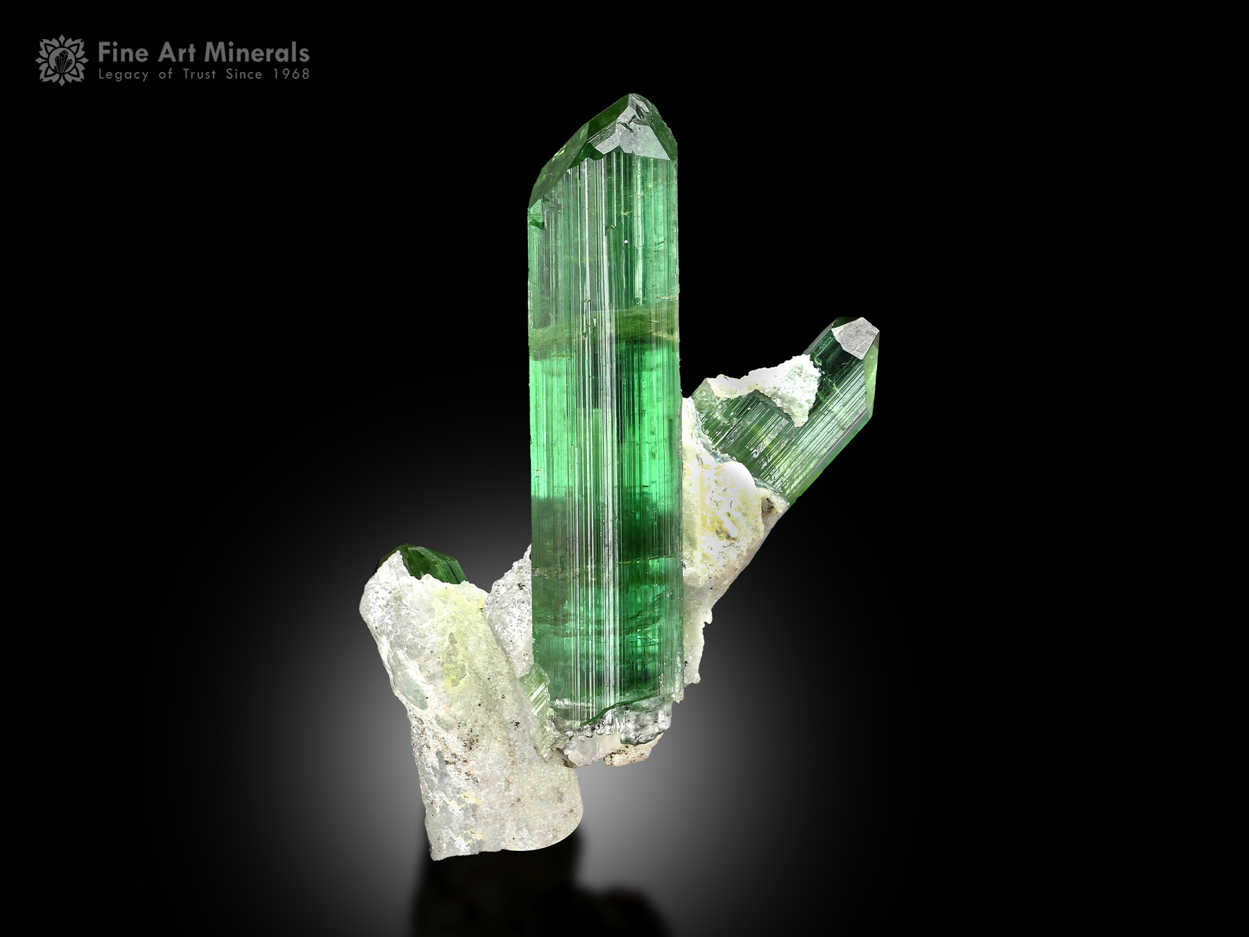 Tourmaline with Albite from Afghanistan