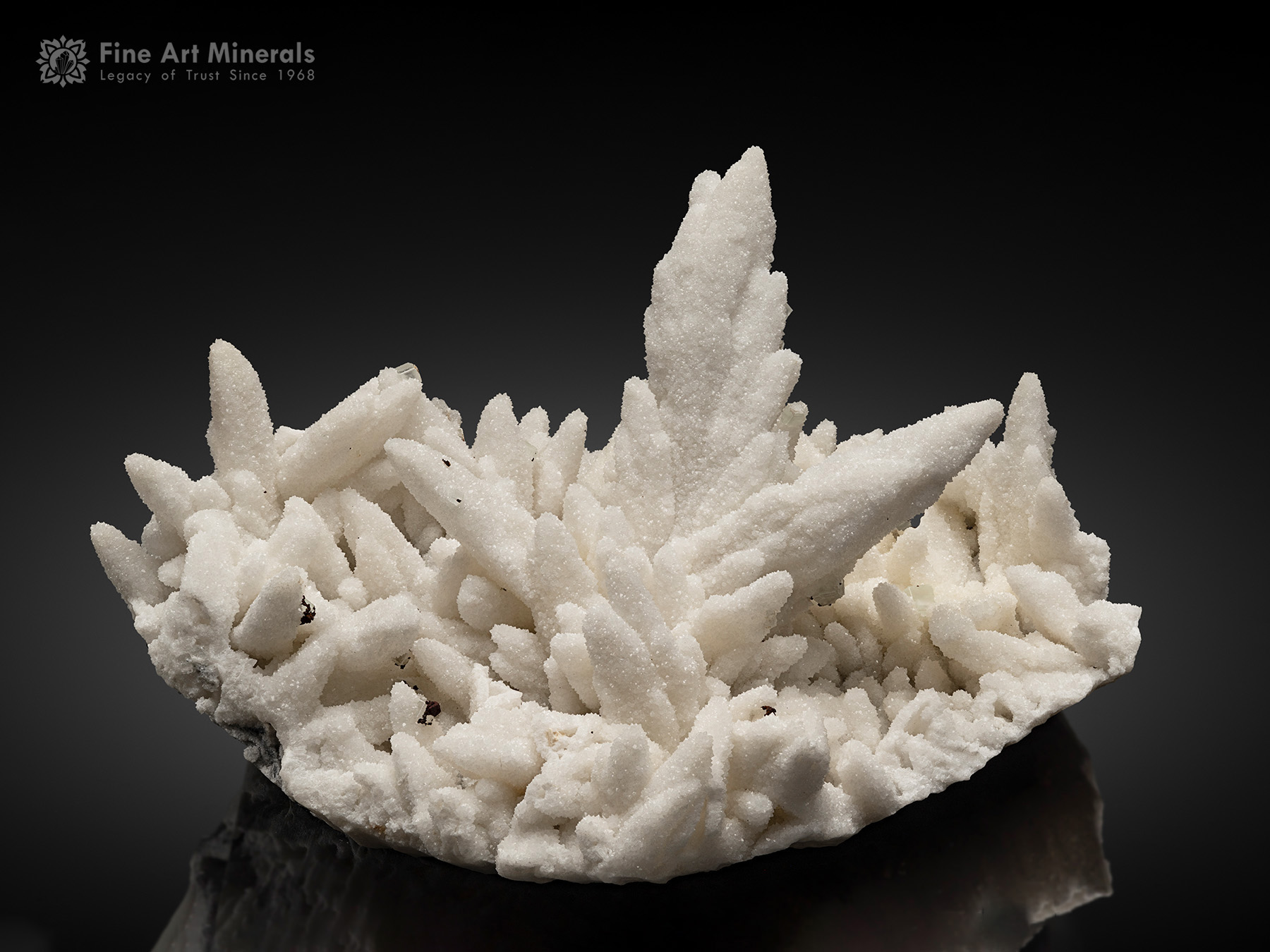 Calcite with quartz, fluorite, and pyrite from Quanzhou, Fujian, China