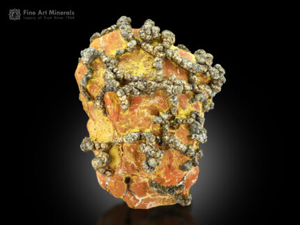 Pyrite with Limonite on Matrix