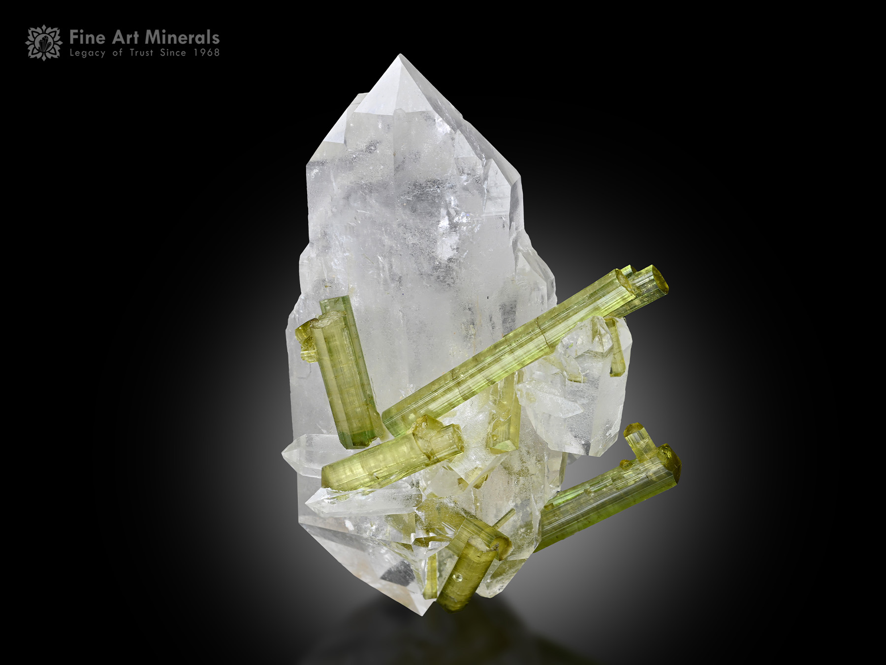 Quartz with Tourmaline from Pakistan