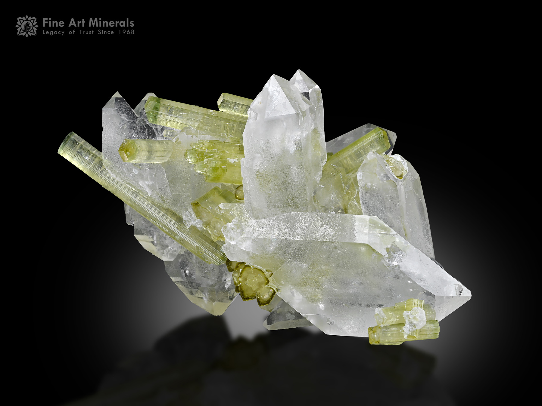 Quartz with Tourmaline from Pakistan