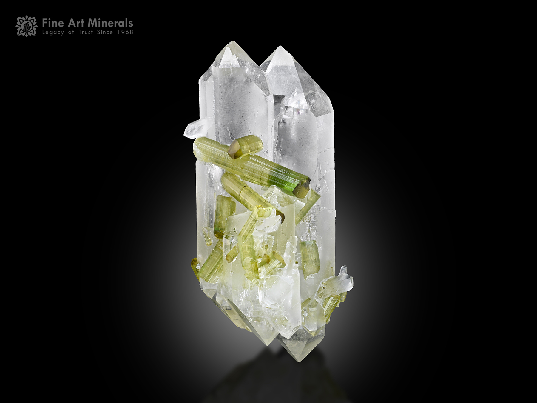 Quartz with Tourmaline from Pakistan