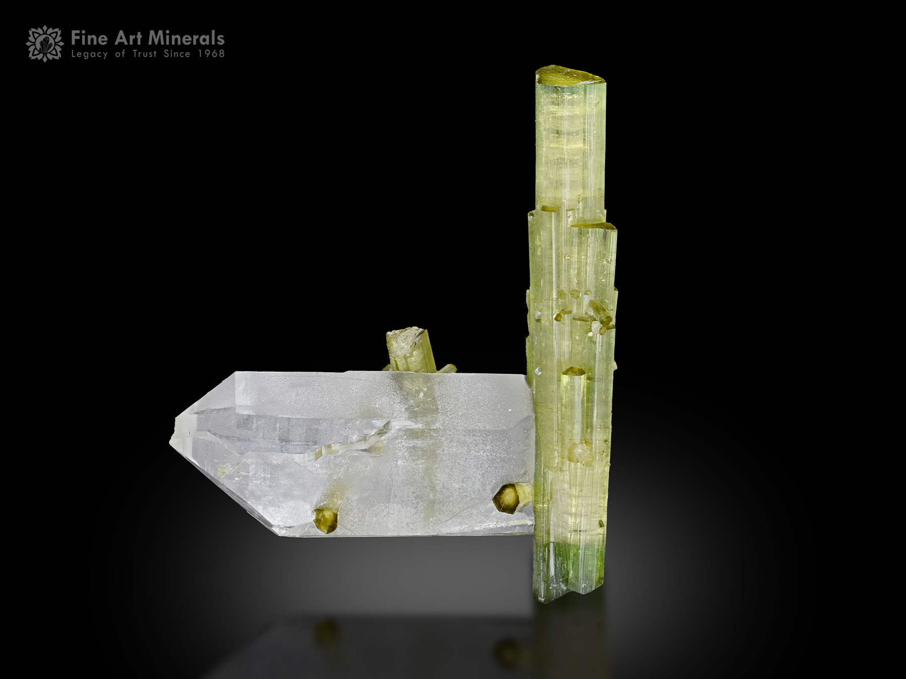 Quartz with Tourmaline from Pakistan