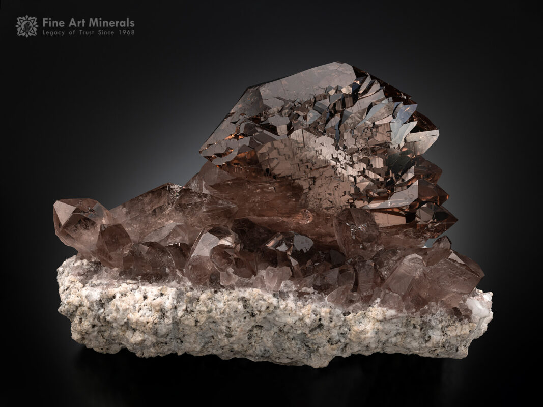 Smoky Gwindel Quartz from Switzerland