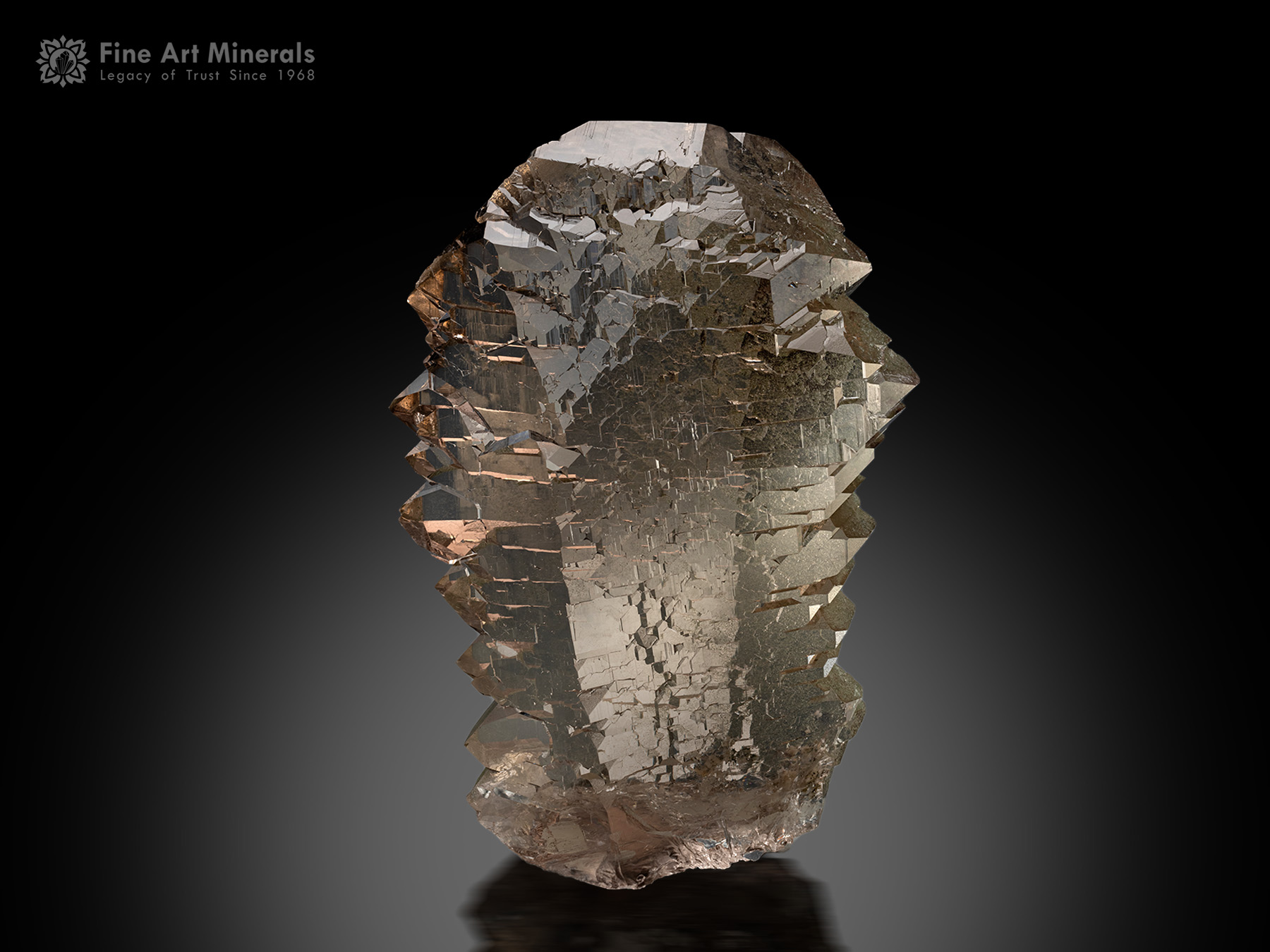 Swiss Smoky Gwindel Quartz crystal from Switzerland