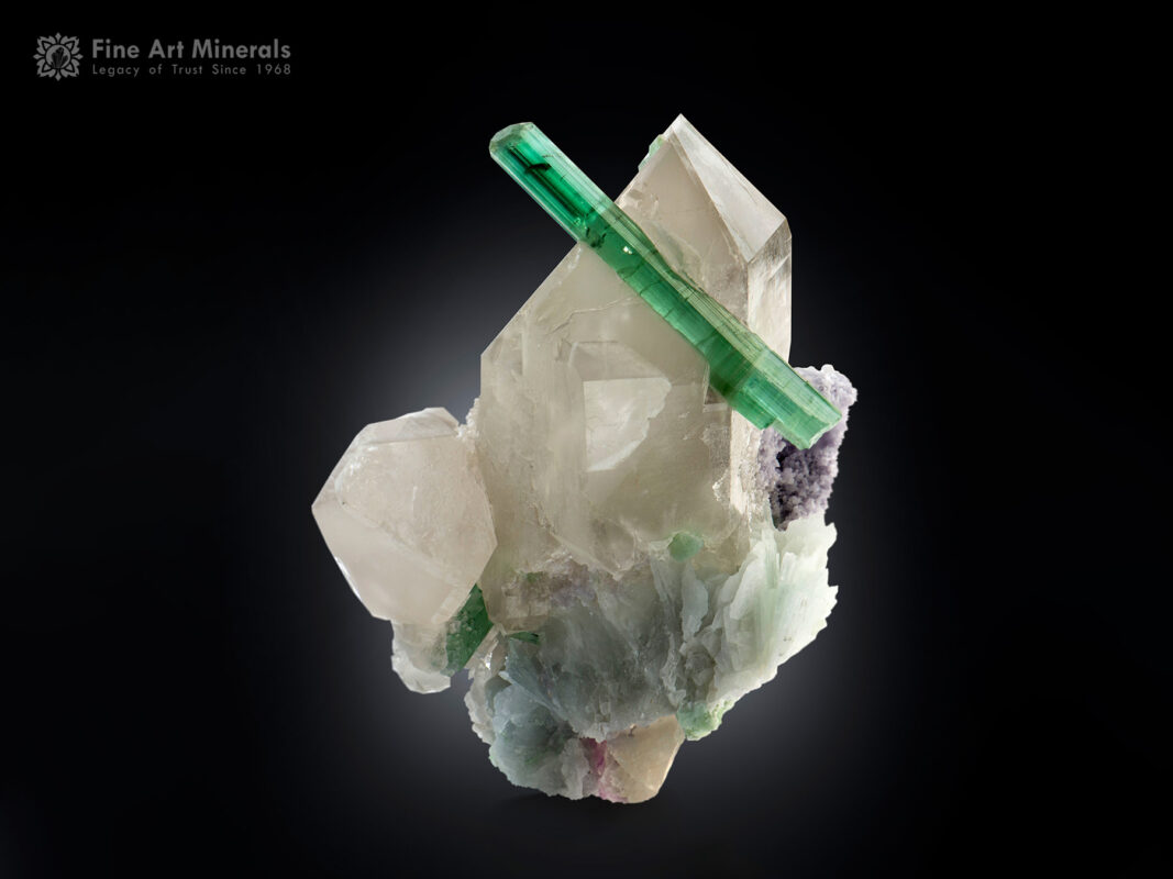 Tourmaline with Quartz and Albite from Afghanistan